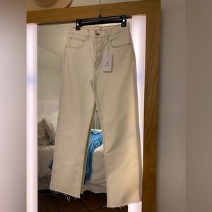 Anine Bing high weisted jeans off white brand new w tags